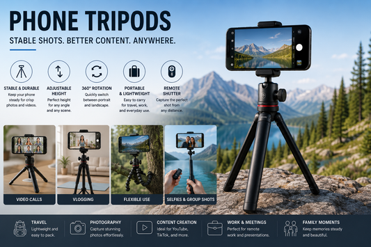 Phone Tripods: The Ultimate Guide to Better Photos, Videos, and Content Creation