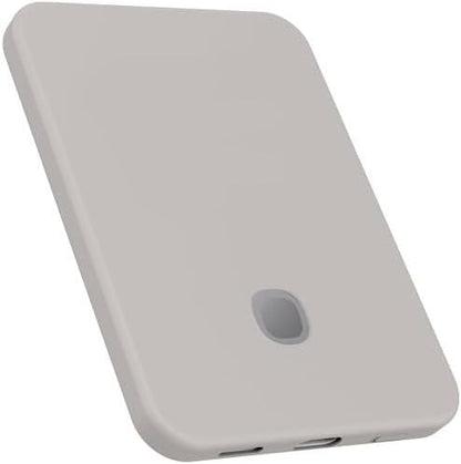 Silicone Protective Case Compatible with Xiaomi Jinsha River Magnetic Power Bank, Shockproof, Dustproof, Full Coverage, Portable Use (Grey)