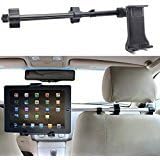 ChargerCity LongArm XT Universal Tablet/Smartphone Headrest Expandable Telescopic headrest car Mount for Tablets & Smartphone Like i-Phone Galaxy i-Pad Tabs (Fits Switch Also)