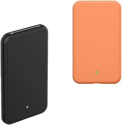 All-Round Protection Silicone Sleeve for AirMagSafe Protective Soft Skin-Friendly Dustproof Anti-Scratch Shockproof Drop-Resistant Cover Case Accessories (Orange)