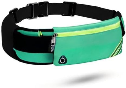 USHAKE Running Belt with Bounce-Free Pouch for iPhone and Samsung Galaxy - Ideal for Running, Walking, Cycling, and Gym Workouts