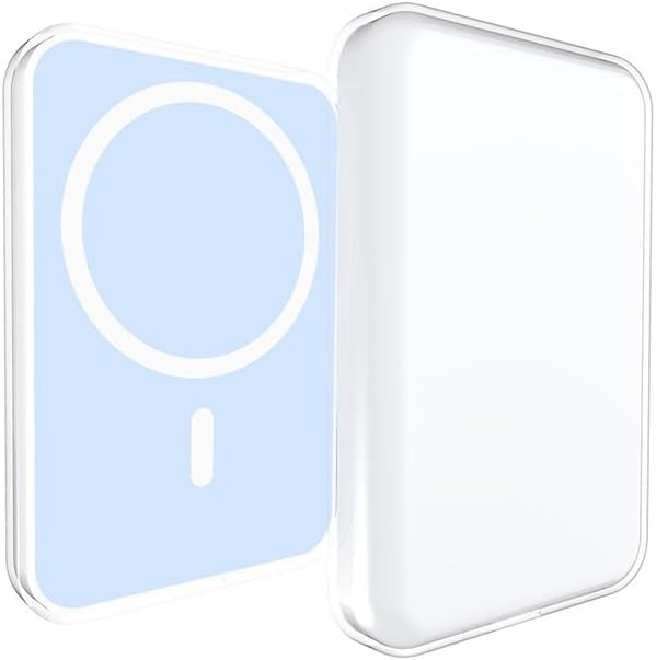 Clear Case for Apple iPhone Magsafe Battery Pack (Model: A2384), Flexible TPU Shockproof Cover Lightweight Easy to Install (Transparent)