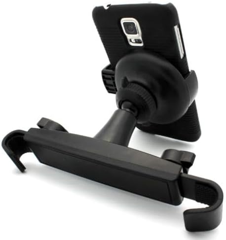 Car Headrest Mount Holder Seat Back Compatible with Motorola Moto G Stylus 5G (2024,2023,2022,2021,2020), Cradle Swivel Dock