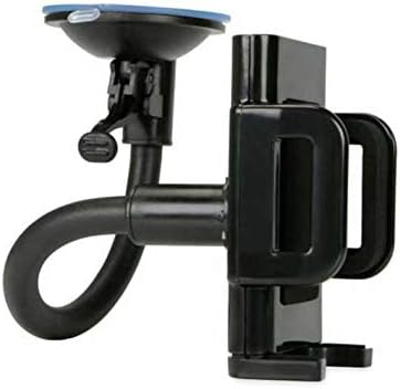 2-in-1 Car Mount Windshield Dash AC Air Vent Phone Holder Rotating Dock Gooseneck for Verizon Motorola Moto Z Droid - Verizon Motorola Moto Z Force Droid - Verizon Motorola Moto Z Play Droid