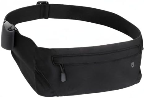 WHIPPY Slim Running Belt Fanny Pack for Women Men Elastic Runners Belt Waist Pouch Chest Bag Phone Holder Waist Pack for Running Hiking