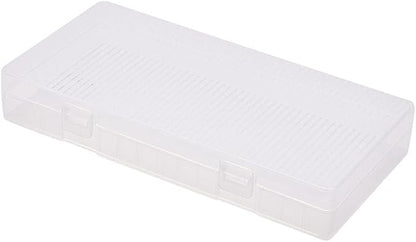 Heyiarbeit 8 x 18650 Battery Storage Case Holder Organizer Box Transparent