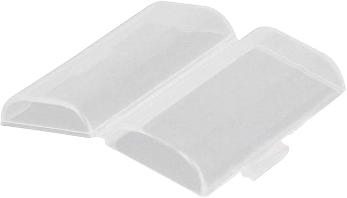 Heyiarbeit AAA Battery Organizer Box PP Battery Storage Case Battery Holder Storage for Carrying Battery Transparent 5Pcs