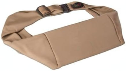 BANDI Plus Size Fanny Pack for Women - Travel-Ready Pocket Belt with Secure Hidden Money & Running Belt for Phone, Passport, Keys, & Medical Devices, Adjustable Fit, Comfortable (Taupe)