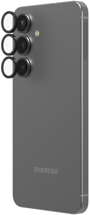 ZAGG Glass Elite Anti-Reflective Samsung Galaxy S25+ Camera Lens Protector – Anti-Glare Technology, Maximum Impact & Scratch Resistance, Smudge-Free Surface, Recycled Materials