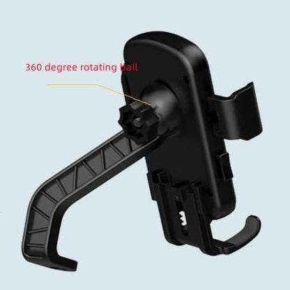 Bike Phone Holder,Anti-Shake Motorcycle Handlebar Phone Mount,Cell Phone Holder for Bike Bicycle Motorcycle Compatible with Phone 4-7inch (with Pole)