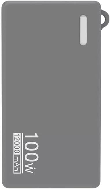 Soft Silicone Case for Huawei 12000mAh 100WW Power Bank Dustproof Protective Shockproof Power Bank Case Sleeve Protective Cover Accessories (Gray)