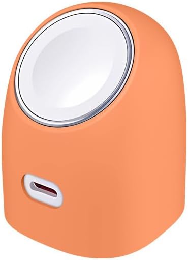 Silicone Protective Cover Compatible with Torus Big Eye 45W Charger, 1.0mm Thick Shockproof Case for Dust & Drop Protection During Daily Use (Orange)