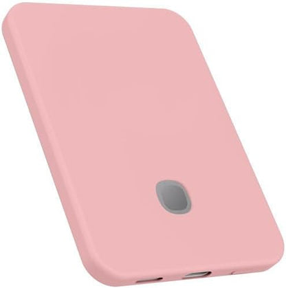 Silicone Protective Case Compatible with Xiaomi Jinsha River Magnetic Power Bank, Shockproof, Dustproof, Full Coverage, Portable Use (Pink)