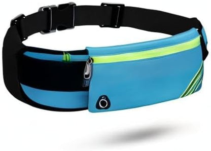 USHAKE Running Belt with Bounce-Free Pouch for iPhone and Samsung Galaxy - Ideal for Running, Walking, Cycling, and Gym Workouts
