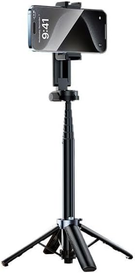 MINI Selfie Stick for Phone,Portable Small Size Travel Compact Phone Selfie Stick with Detachable Bluetooth Remote Shutter for YouTube TikTok Vlogs Live Streaming Photography