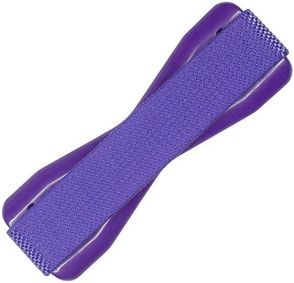 LOVEHANDLE Universal Phone Grip for Smartphones & Mini Tablets - Phone Holder for Hand - Wireless Charging Compatible - Made in The USA - Purple