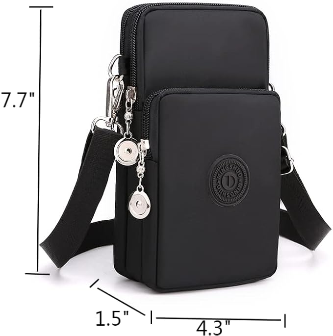 Cell Phone Armband Bag Purse with Crossover Body Shoulder Strap for Samsung Galaxy S22 Ultra Plus S21 FE A03S A12 A32 5G A42 5G A5