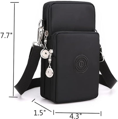 Cell Phone Armband Bag Purse with Crossover Body Shoulder Strap for Samsung Galaxy S22 Ultra Plus S21 FE A03S A12 A32 5G A42 5G A5