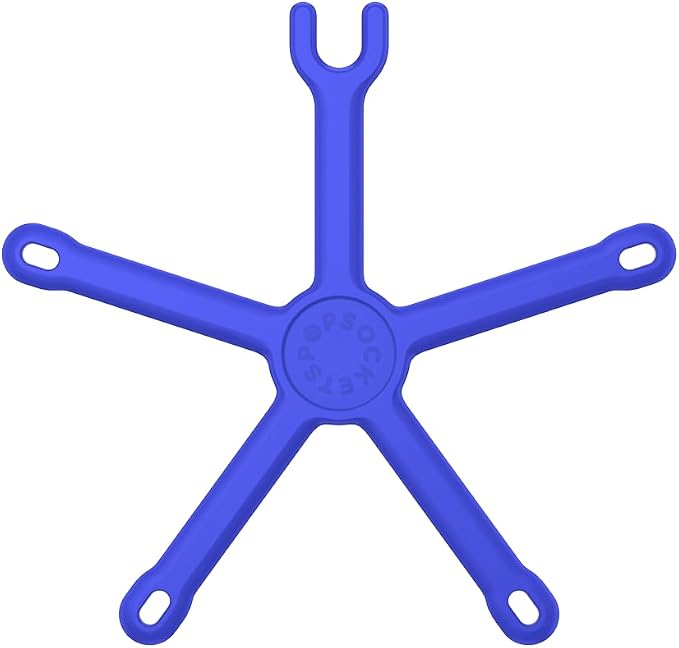 PopSockets Flexible Phone Mount & Stand, Blue - Cobalt
