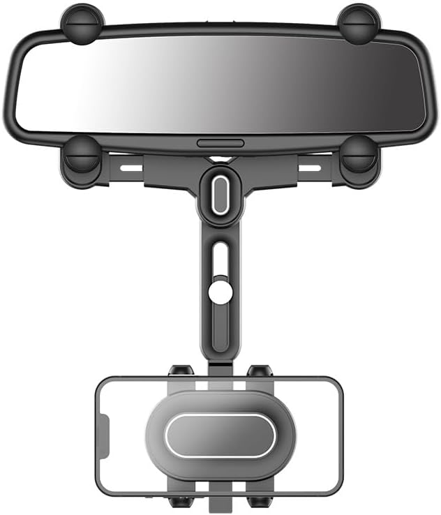 Ultra-Strong Suction Cup Phone Mount for Car - Anti-Shock & Noiseless Dashboard & Windshield Holder, 360° Adjustable Hands-Free Mount for All Smartphone (03)