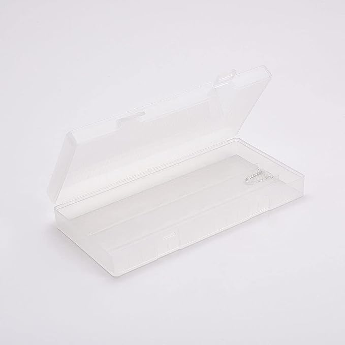 Heyiarbeit 8 x 18650 Battery Storage Case Holder Organizer Box Transparent