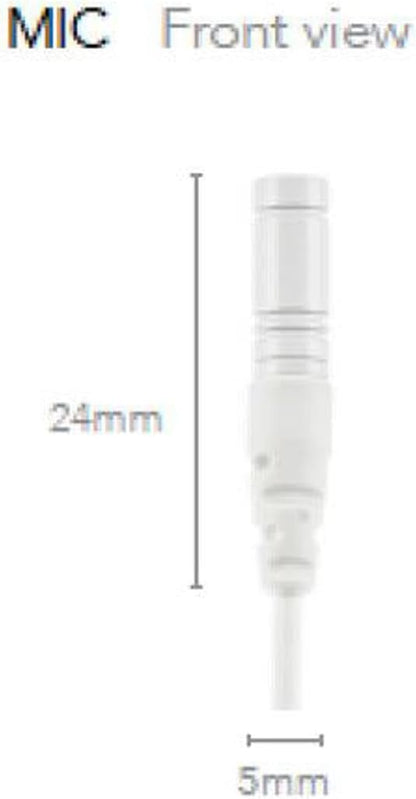 RØDE Lavalier GO Professional Lavalier/Lapel Microphone Broadcast, Filmmaking, Content Creation, Location and Studio Voice Recording – White