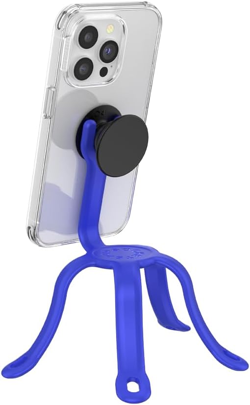 PopSockets Flexible Phone Mount & Stand, Blue - Cobalt