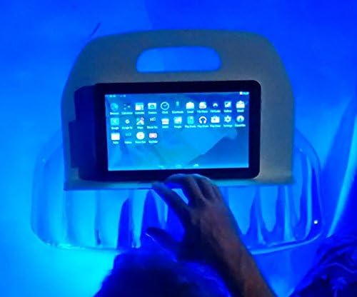 Floating Book/Tablet Caddy for Bath, Pool, and Hot Tub (Clear)