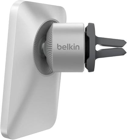 Belkin MagSafe Vent Mount Pro MagSafe iPhone Mount For Car - Silver