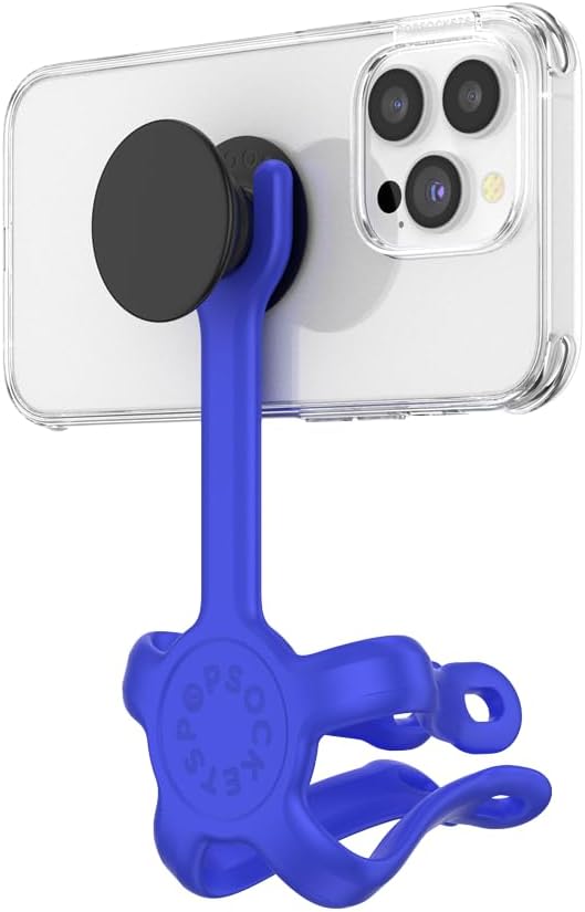 PopSockets Flexible Phone Mount & Stand, Blue - Cobalt