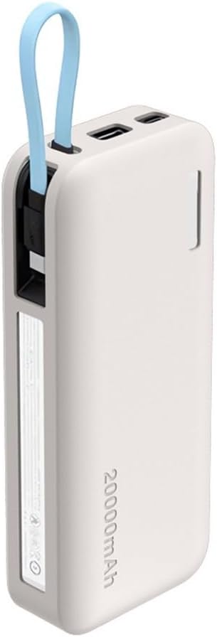 Silicone Protective Case for CUKTECH CP25 20000mAh Power Bank Long Lasting Protection and Full Functional Access (Gray)
