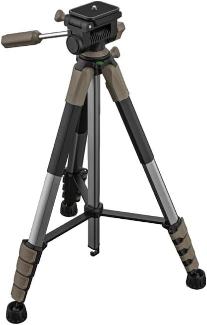 K&F CONCEPT Camera Tripod, 75" Lightweight Portable Travel Outdoor DSLR Tripods for Camera Phone Video Recording Tripod Stand, Cellphone Clip for Smartphone Live Streaming Vlog (Grey, 75'')