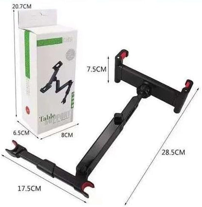New Upgrade Extendable and Rotatable Seat-Back Tablet & Phone Holder, Universally Compatible with 4.7-12.9 inch Devices - Ideal for Cars, Tablets, Phones, and Game Consoles -B Model (Red)