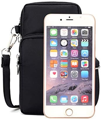Women Nylon Cell Phone Purse Small Crossbody Bag Sport Armband for iPhone 13 Pro Max Galaxy S22 S21 Ultra Moto G Pure G Power