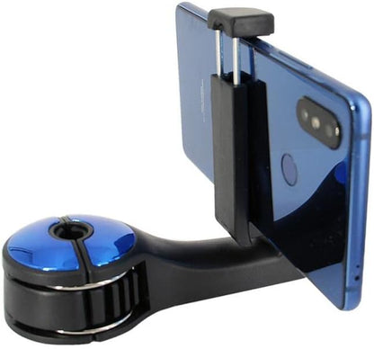 Car Headrest Hook Phone Car Holder Car Hanger for A4 B6 Seat Back Hanger Storage Hook Phone Holder Auto Fastener Clip (Blue)