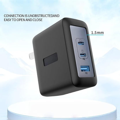 Protective Silicone Soft Cover Suitable for Anker 100W B2145 Charger Scratch-Proof Shockproof Anti-Drop Dust Protection Case Accessories (Gray)