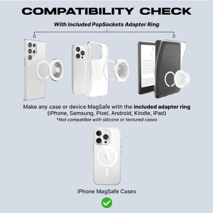 PopSockets Phone Grip for MagSafe, Magnetic Holder, Phone Stand, Brown - Soft Touch Latte