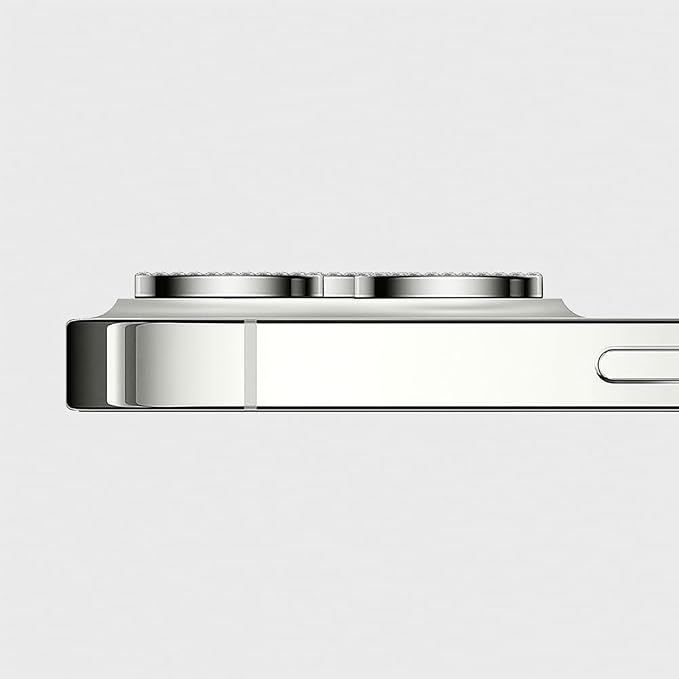 CASETiFY Camera Lens Gem [High clarity/Easy installation/Scratch-proof] for iPhone 17 Pro/iPhone 17 Pro Max - Silver