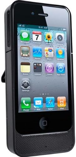 06-CE-IP4PC Rechargeable Power Case/Holster - Retail Packaging - Black
