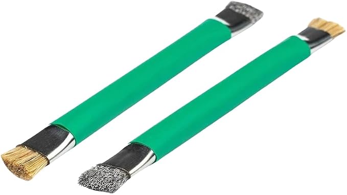 2pcsDouble-Head Anti-Static Repair Brush for Mobile Phone Computer Pad Motherboard Circuit PCB Dust Removal Cleaning Brush Tool