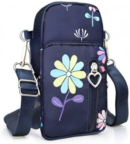 Phone Armband for iPhone 16 15 14 13 Pro/Pro Max, Samsung Galaxy S25 S24 Ultra Plus A16 A15 A06 - Crossboy Phone Purse Bag