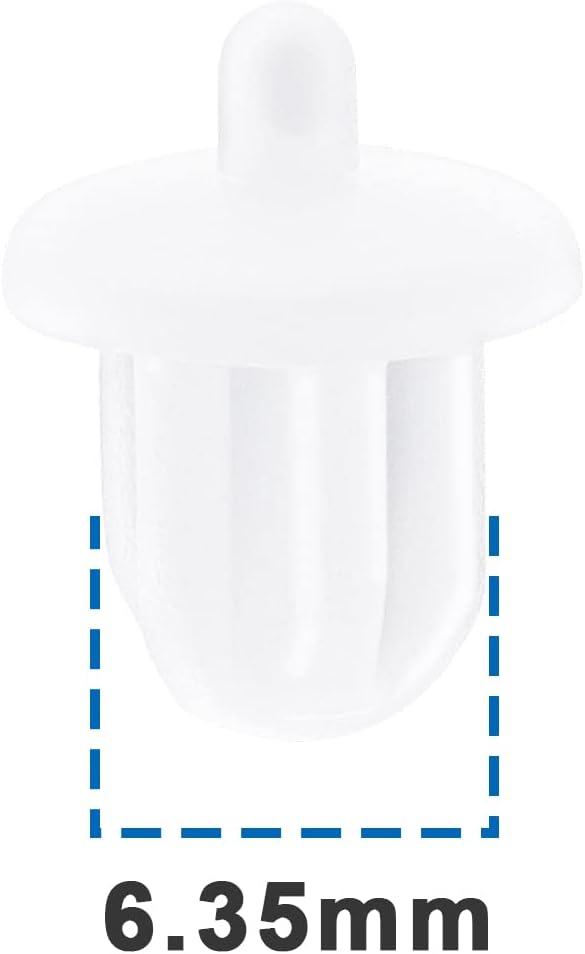 The Lord of the Tools 20Pcs 6.35mm Silicone Anti Dust Plugs Socket Dust Cover Anti Dust Jack Plug Stopper Cap Accessories for Amplifier DVD Karaoke White