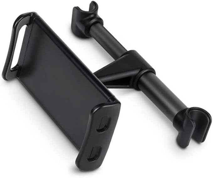 360 Degree Rotation Car Headrest Holder for iPhone/iPad/Cell Phone (Black)