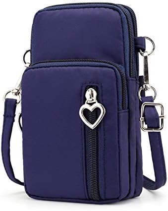 Zipper Crossbody Bag, Women Shoulder Pouch Wallet Purse Armband for iPhone 14 13 12 11 XR Samsung Galaxy S22 S21 FE Pixel 6