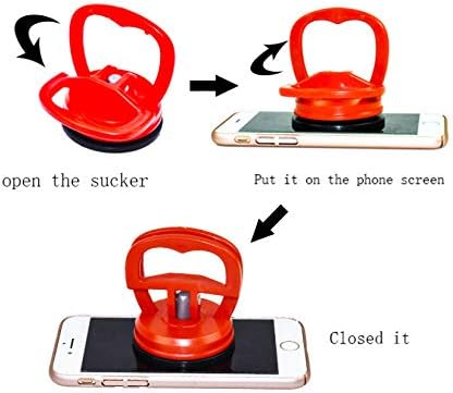 Screen repair tool 9-piece set, heavy-duty suction cup, pry tool, suitable for iPhone, iPad, iMac, MacBook, tablet, laptop, Samsung and other LCD screen opening tools