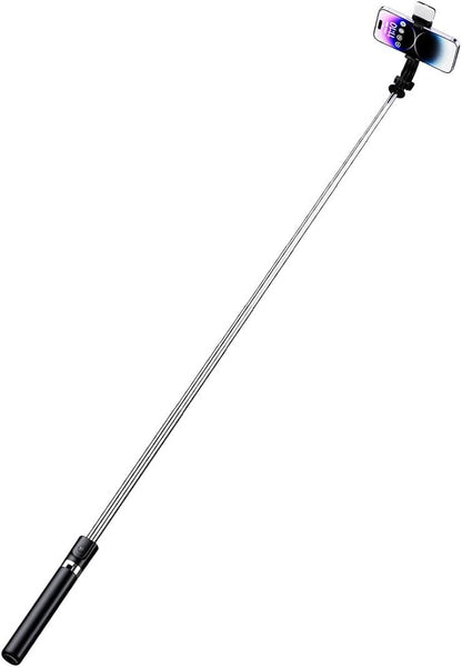 Tianle Selfie Stick with Fill Light, 51 Inch Phone Tripod Extendable Cell Phone Tripod Stand with Wireless Remote and Phone Holder Compatible with iPhone Android for Selfie, Video Recording, Photo