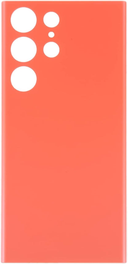 Back Panel Replacement for Galaxy Galaxy S23 Ultra 5G SM-S918B Easy On Installation Battery Cover (Red)