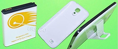 3 Accessory 8600mAh Excellent Extended Battery Back Cover Folding Bracket Compatible with Samsung Galaxy S4 SGH-S970G Straight Talk/Net 10