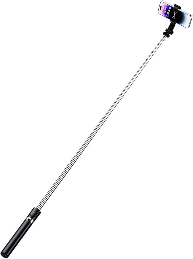 Tianle Selfie Stick, 67 Inch Phone Tripod Extendable Cell Phone Tripod Stand with Wireless Remote and Phone Holder Compatible with iPhone Android Phone for Selfie, Video Recording, Photo