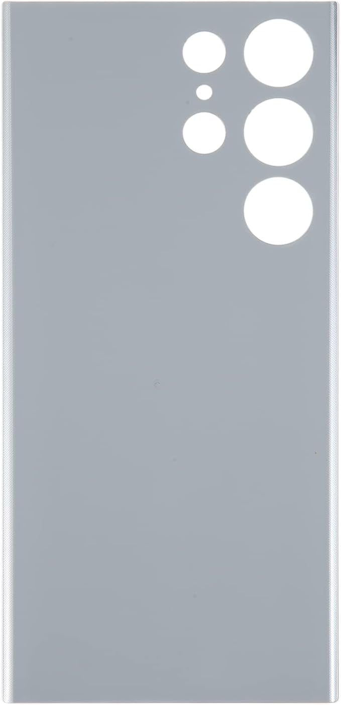 Back Panel Replacement for Galaxy Galaxy S23 Ultra 5G SM-S918B Easy On Installation Battery Cover (Black)